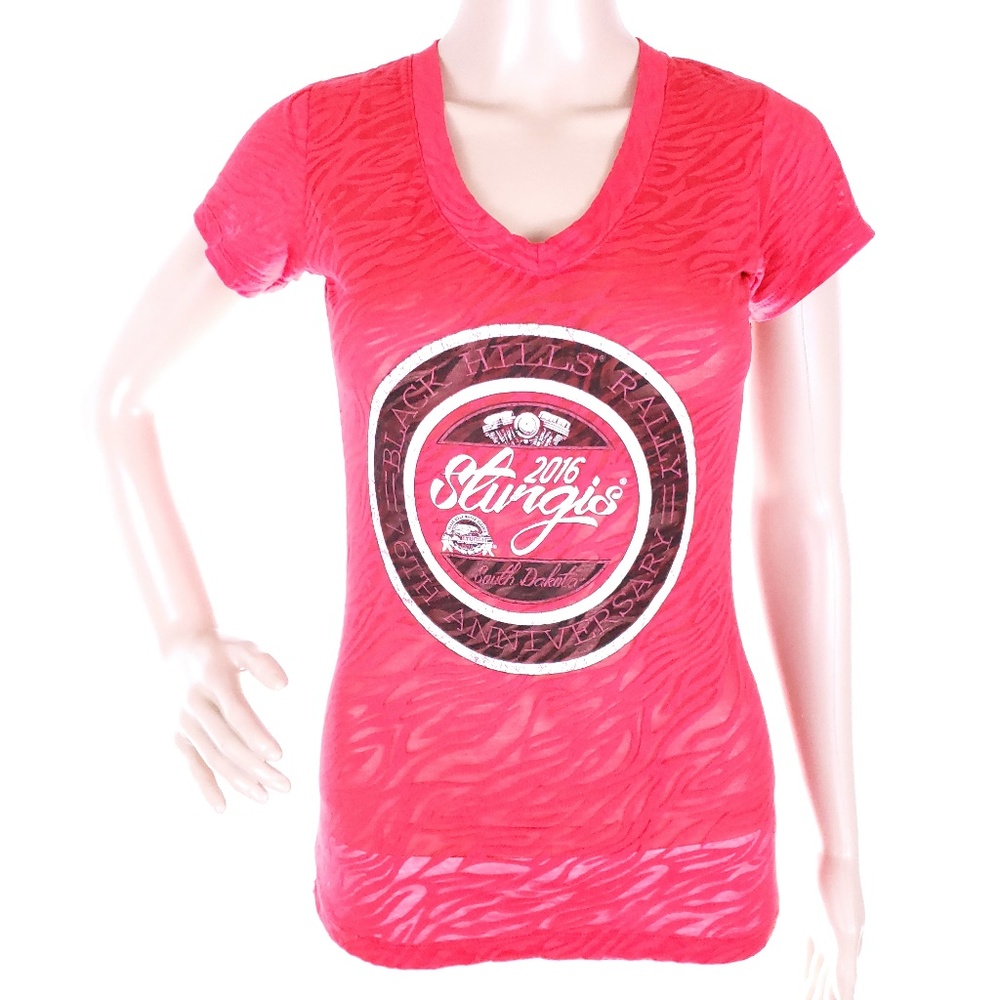 Sturgis "Black Hill Rally" Women Tee Top Size M - NWT
